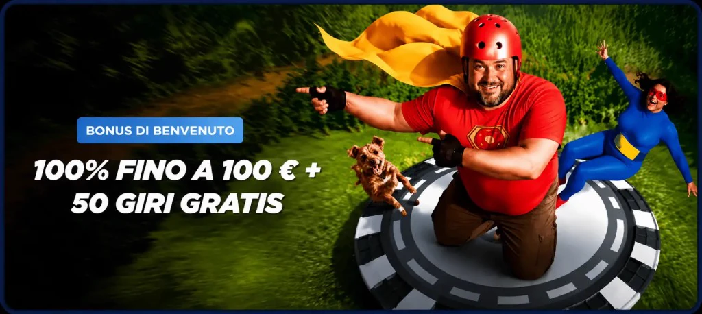 VegasHero pacchetto di benvenuto: 100 % fino a 100 &euro; + 50 free spins